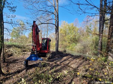 Vzdrževalna dela ob Kamniški Bistrici v naselju Šmarca in Nožice  (7)